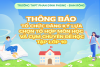 thôngbaomonhoc